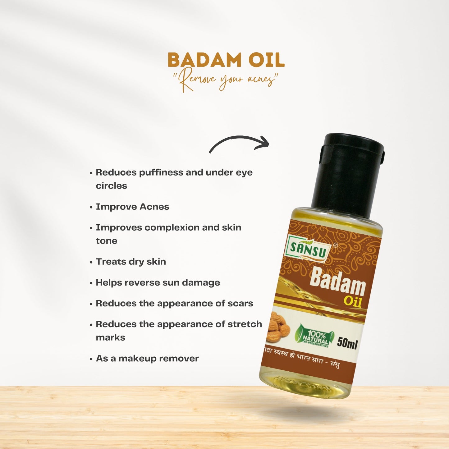 SANSU BADAM OIL (50ML)