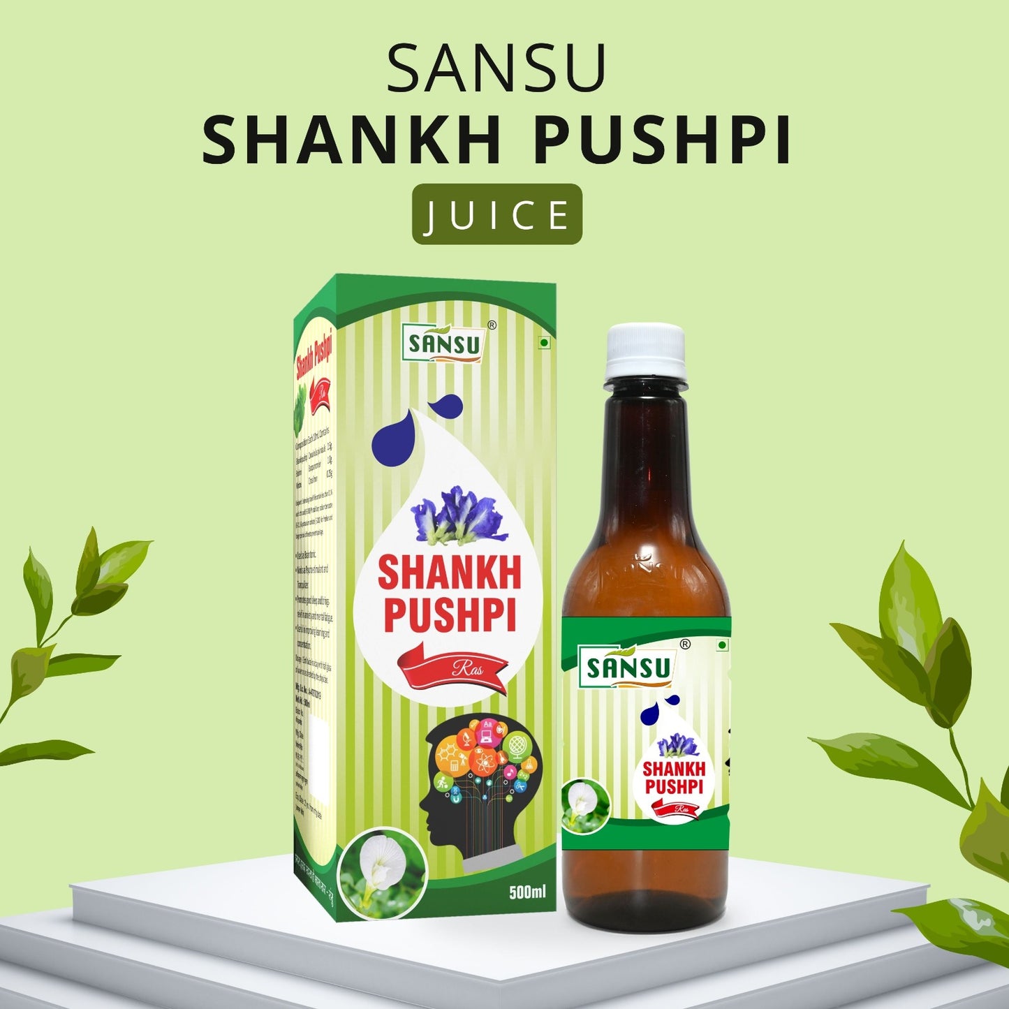 SANSU Shankh Pushpi Ras (500ML)