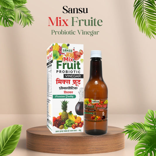 SANSU Mix Fruit Probiotic Vinegar | Premium Quality Vinegar (500ml)