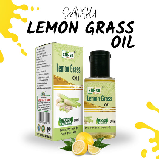 SANSU Lemon Grass Oil Essential oil for Skin & Hair care