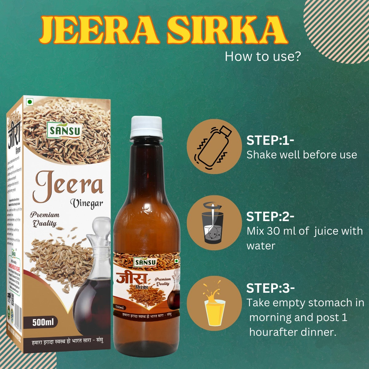 SANSU JEERA SIRKA 500ml