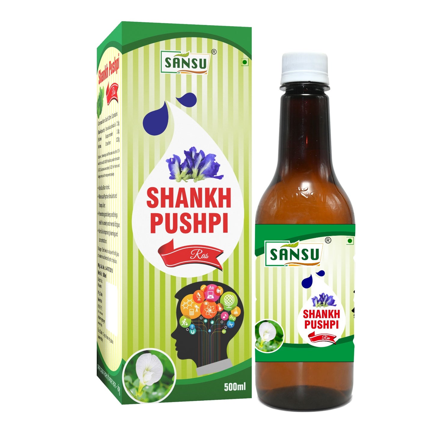 SANSU Shankh Pushpi Ras (500ML)