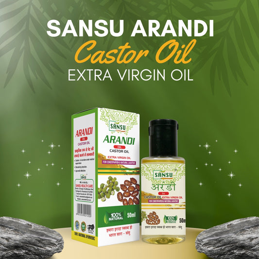 SANSU Castor Oil / Arandi Oil(100ML)