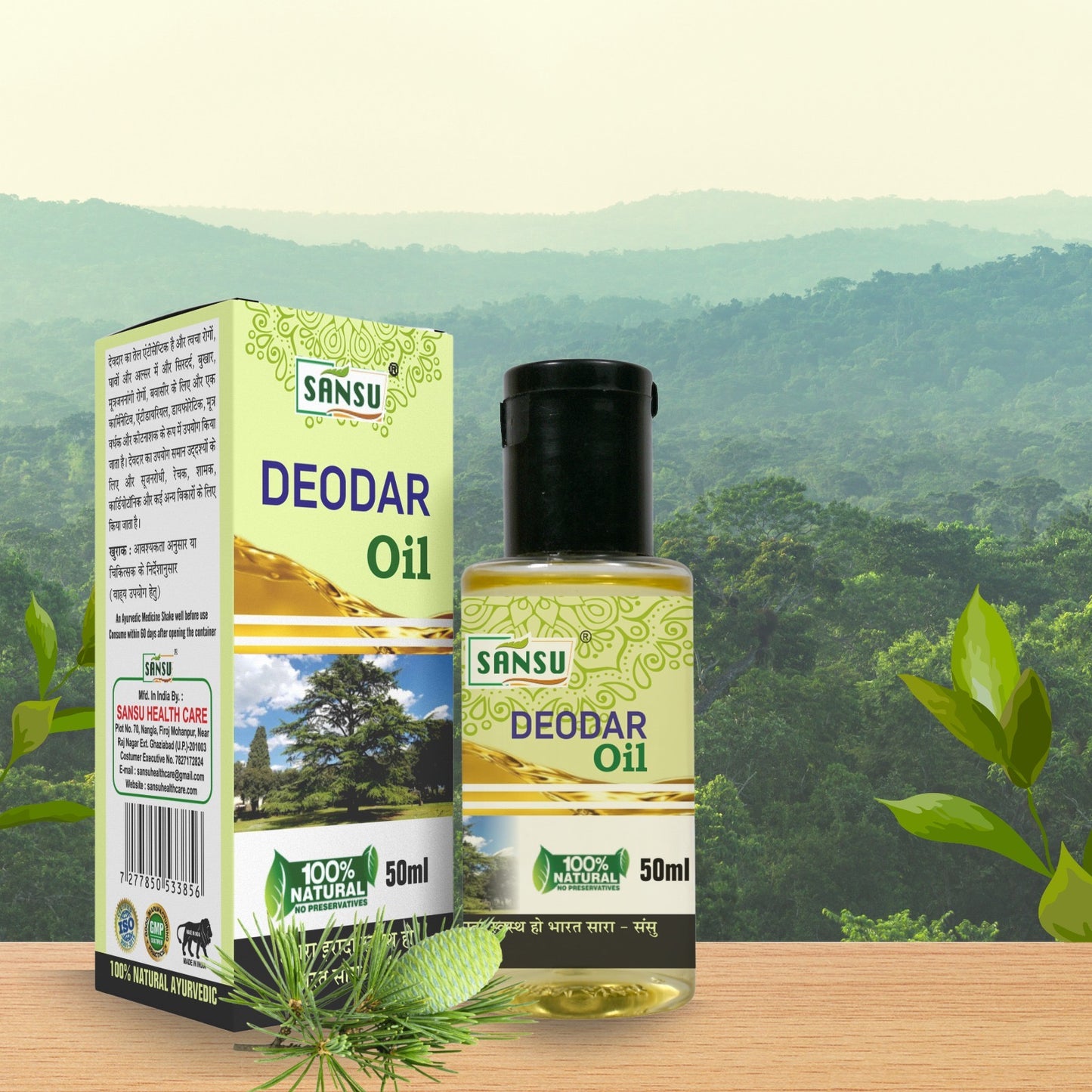 Deodar oil