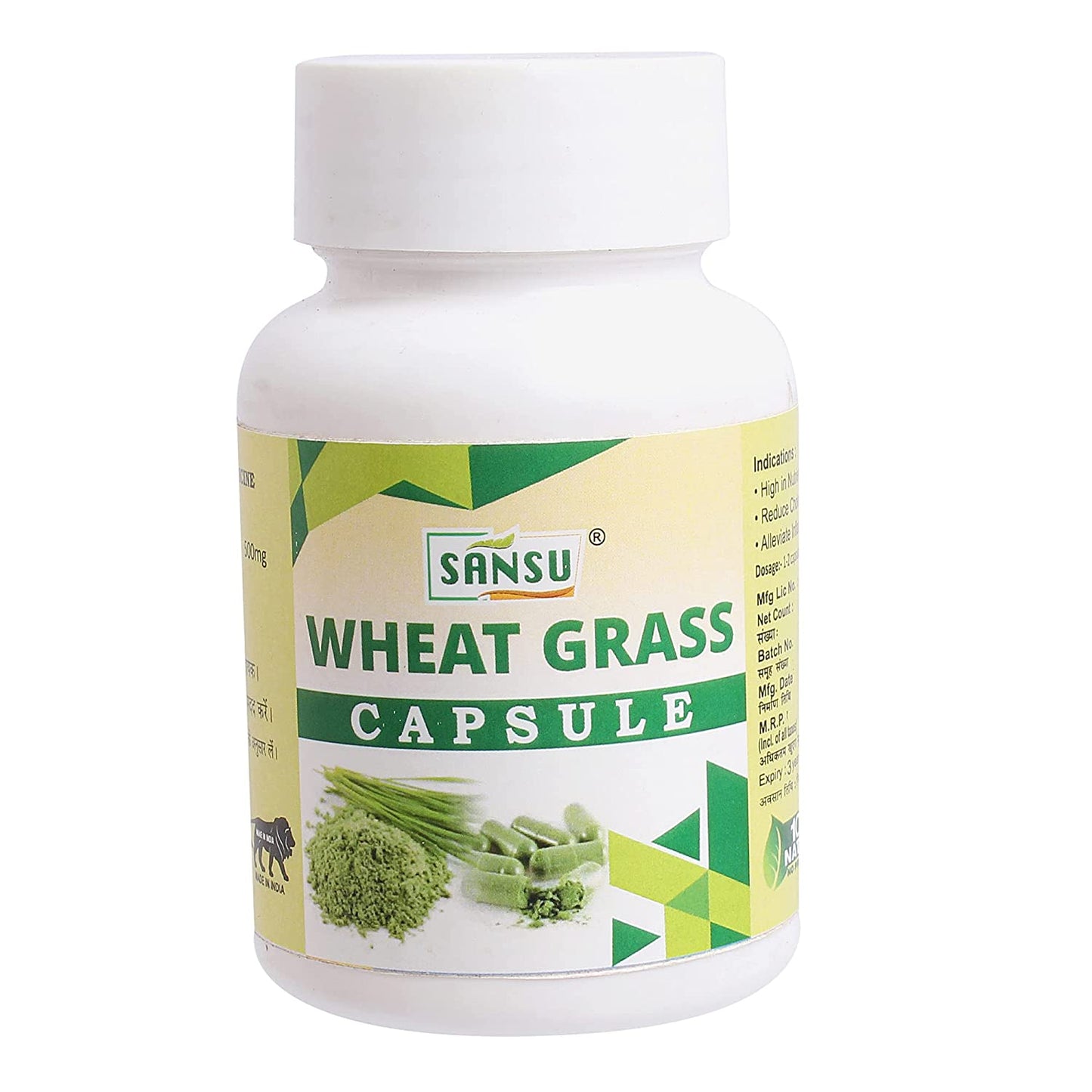 SANSU wheat grass capsules- 30 Capsule