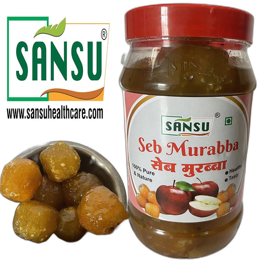 SANSU Organic Apple (Seb) Murabba- 1kg