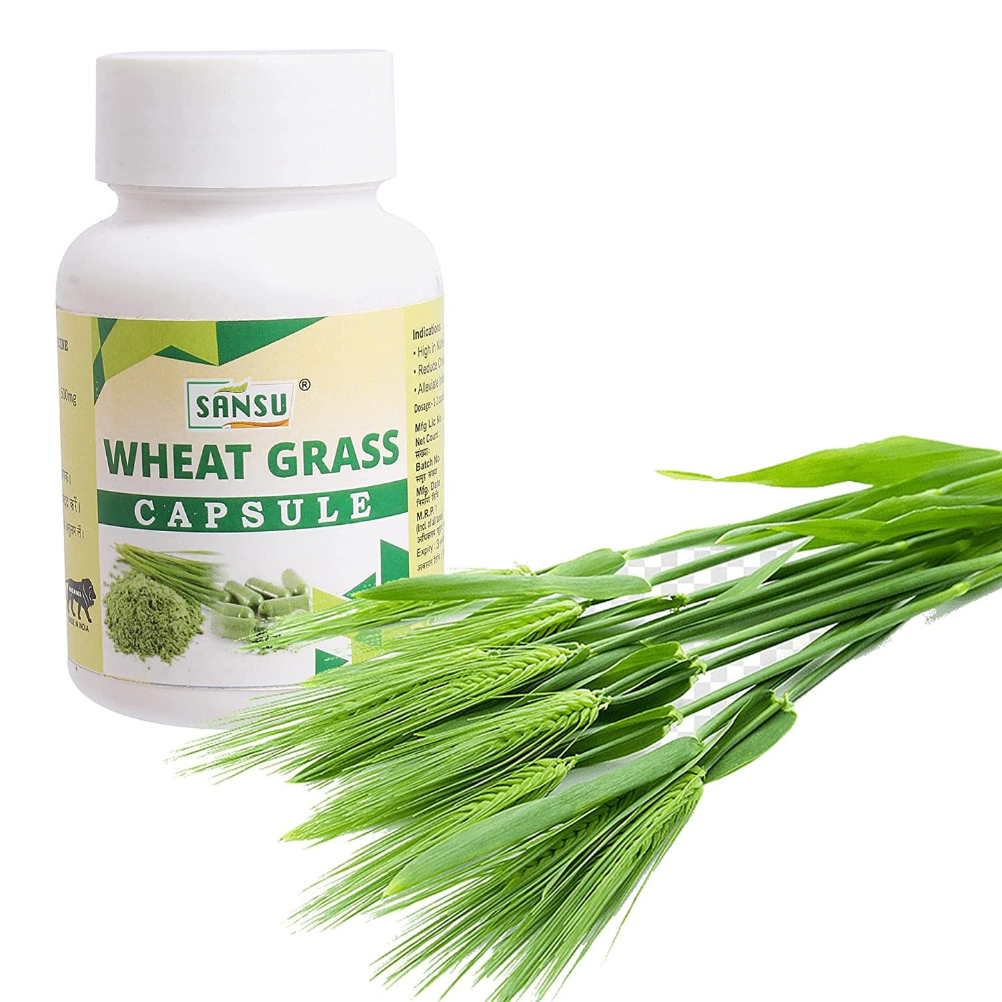 SANSU wheat grass capsules- 30 Capsule