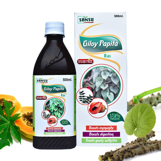 SANSU ORGANIC GILOY PAPITA RAS (500ML)