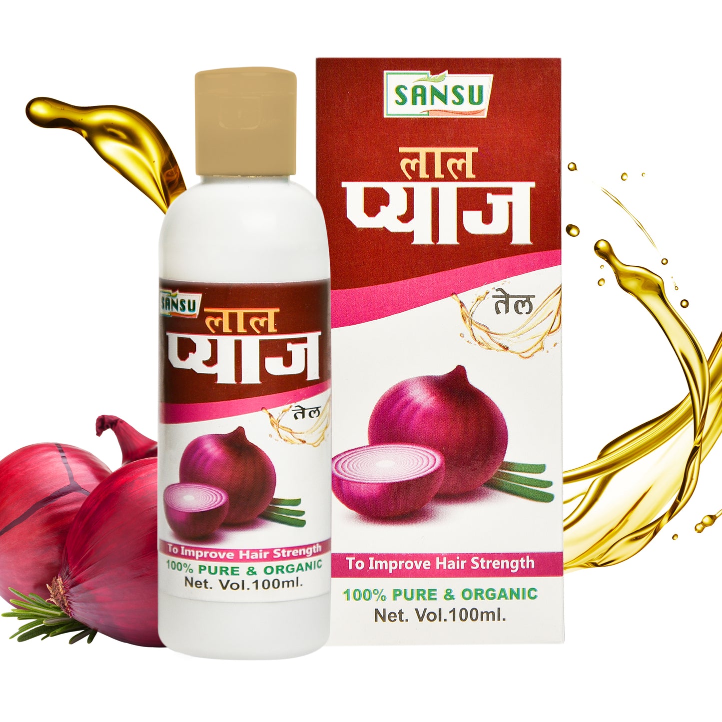 SANSU RED ONION OIL (100 ML)