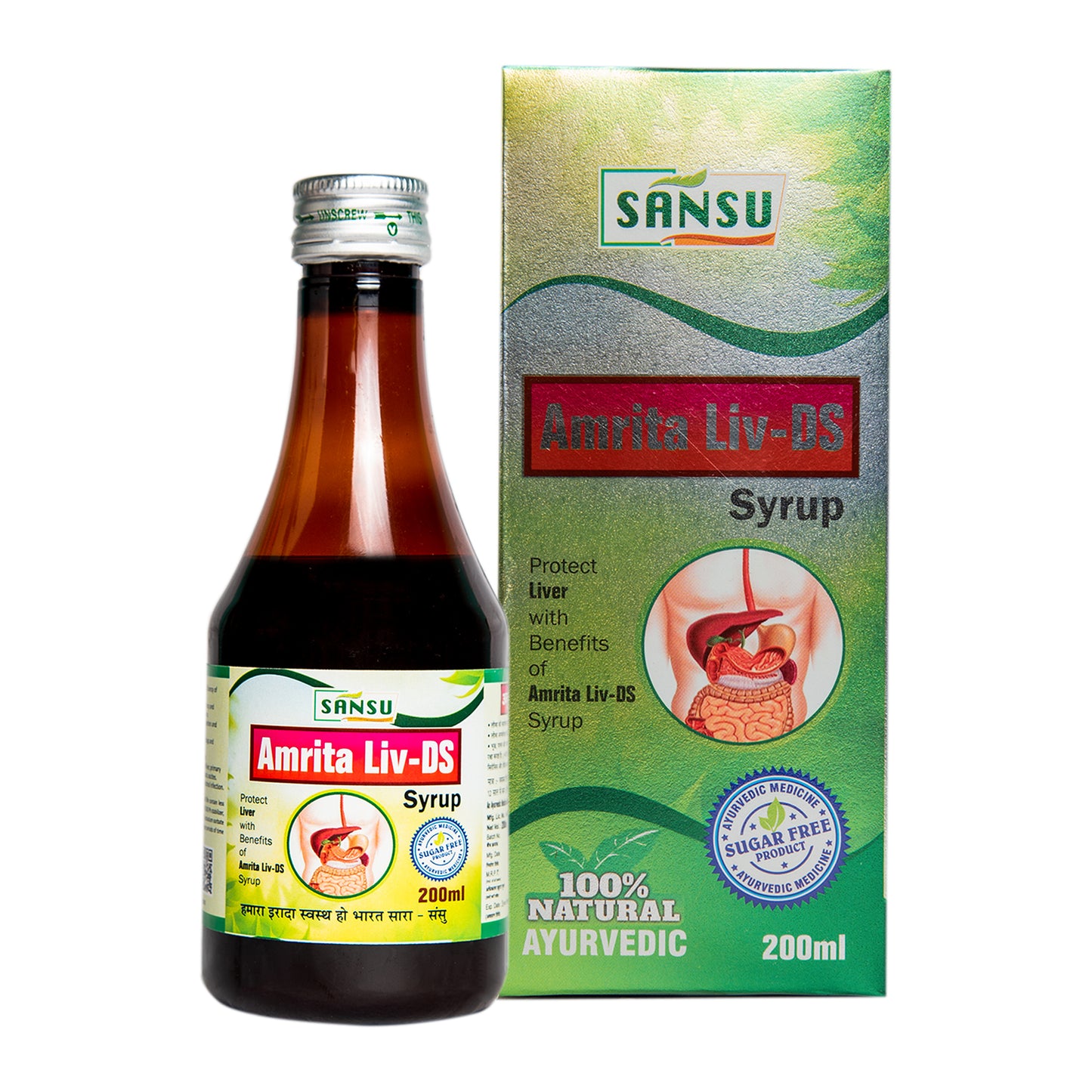 SANSU AMRITA LIV DS SYRUP (200 ML)